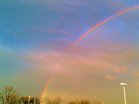 Wallpaper Rainbow Sky Cloud Meteorological Phenomenon Daytime