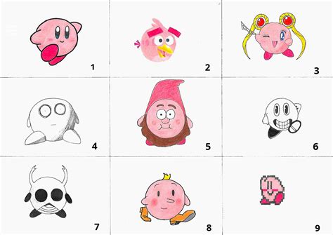 Kirby In 9th Different Styles By Tchiche On Newgrounds