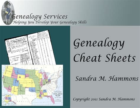 Lessons Learned In Genealogy Research Genealogy Cheat Sheets