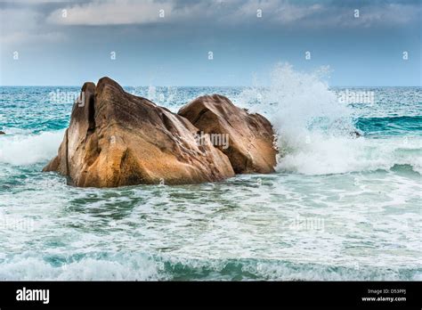 Anse Lazio Beach Praslin Island Seychelles Stock Photo Alamy