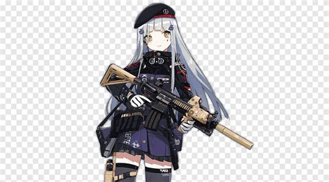 Girls Frontline 9a 91 Heckler And Koch Hk416 Assault Rifle Weapon