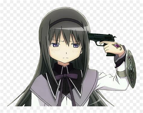 Png Of Girl With Gun To Head Gun To The Head Anime Transparent Png Vhv