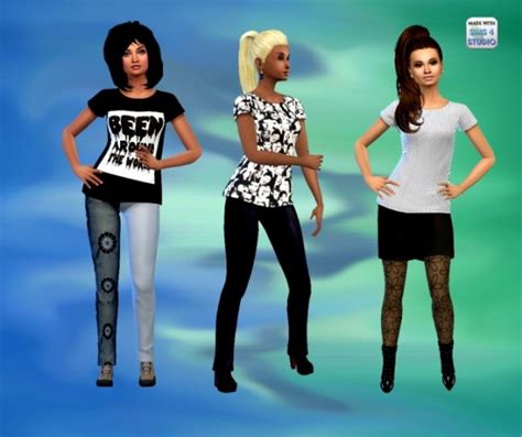 Tops Jackets And Tees At Dreaming 4 Sims Sims 4 Updates