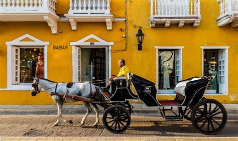 A View Of A Horse Carriage Taxi In Cartagena Colombia The Ultimate