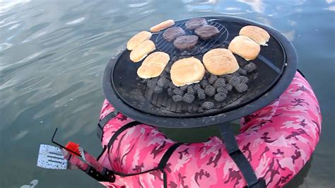 Floating Fire Pit And Bbq Youtube