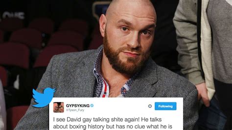Tyson Fury Tweets Homophobic Slur At David Haye After Heavyweight Punched Tony Bellew At Press