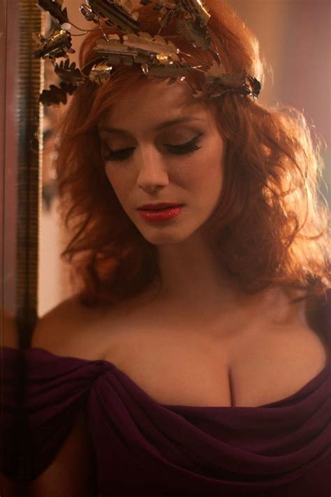 Christina Hendricks Models Vivienne Westwoods Jewellery Collection