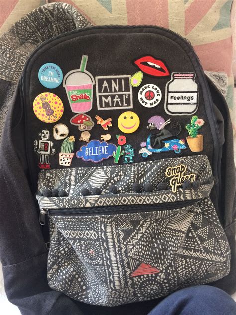 Pins And Patches Backpack 🎒 All Collected From Places Ive Been 🌍💗