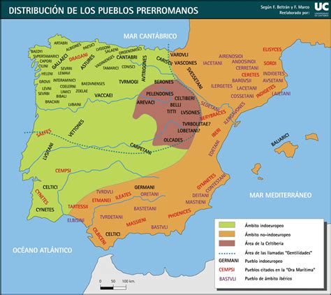 Historia De EspaÑa DistribuciÓn De Los Pueblos Prerromanos España