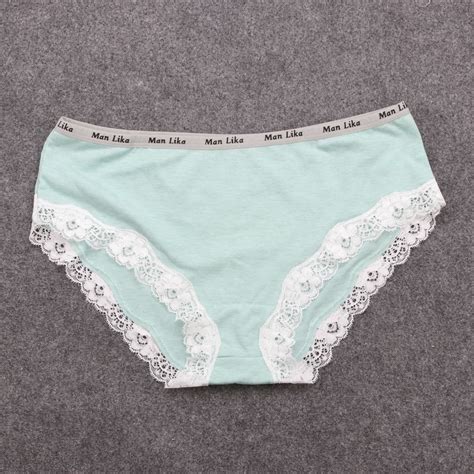 rorychen cute women s panties sexy underwear ladies cotton lace briefs soft lingerie breathable