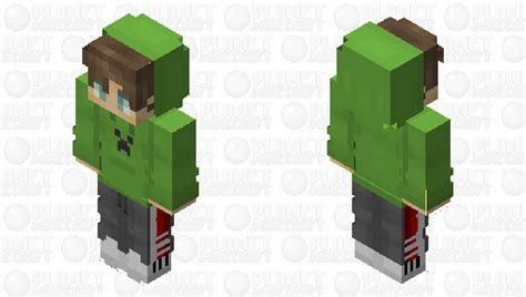 Creeper Hoodie Minecraft Skin