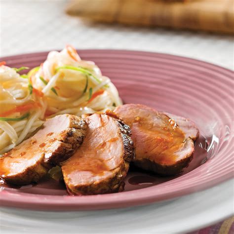 Filets de porc marinés à lasiatique