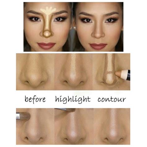how to contour your nose according to your nose shape