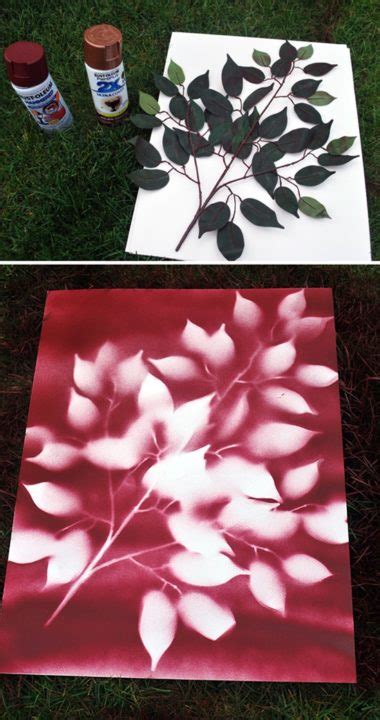 Beautiful Diy Spray Paint Flower Art Easy To Do Wall