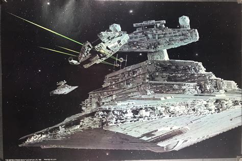 Empire Strikes Back Original Set Of 3 Jumbo Oversize Photo Stills