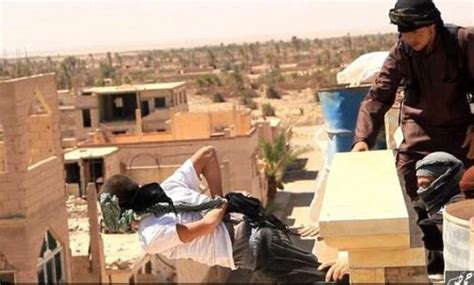 Isis Executes Two Homosexuals By Pushing Them Off The Roof Warning Graphic Content Middle