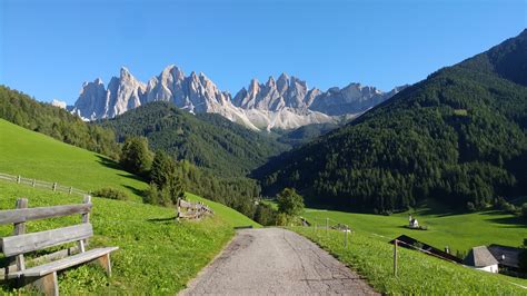 The Tyrolers Road Val Di Funes South Tyrol Italy Rhiking
