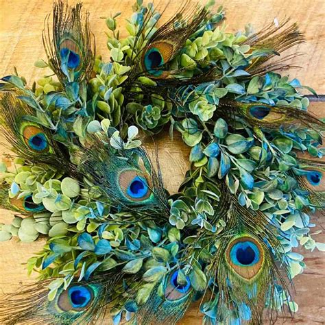 41 Bold Peacock Wreath Ideas To Design And Diy Pink Pop Design