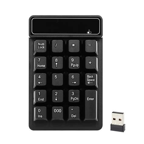 Colorful 24ghz Wireless Numeric Keypad Mechanical Feel Number Pad