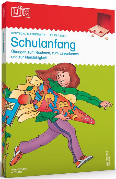 LÜk Set 1 Klasse Mathematik Deutsch Konzentration Schulanfang