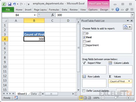 23 Things You Should Know About Excel Pivot Tables Exceljet