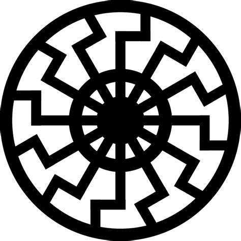 Чёрное Солнце Тату солнце Нордические татуировки Норвежские символы