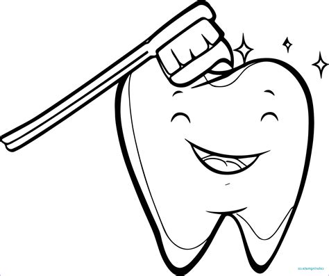 Kids Tooth Coloring Pages Coloring Pages