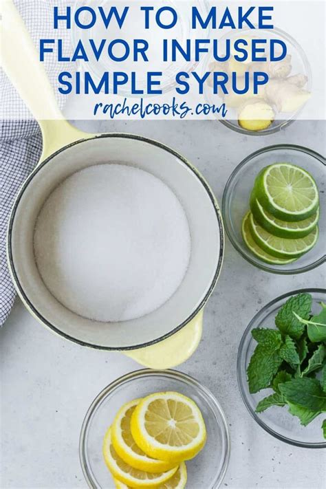 How To Make Simple Syrup And Flavored Simple Syrups Make Simple Syrup