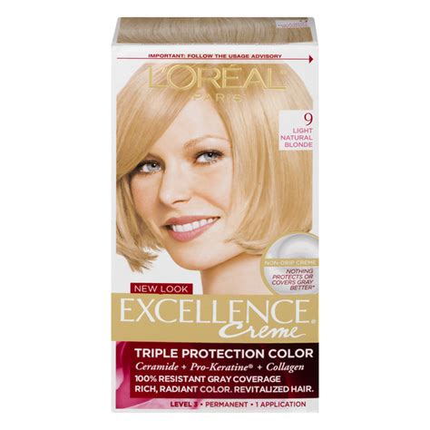 Save On Loreal Excellence Creme Triple Protection Color 9 Light Natural Blonde Order Online