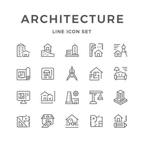 Architecture Icons Illustrations Royalty Free Vector Graphics And Clip