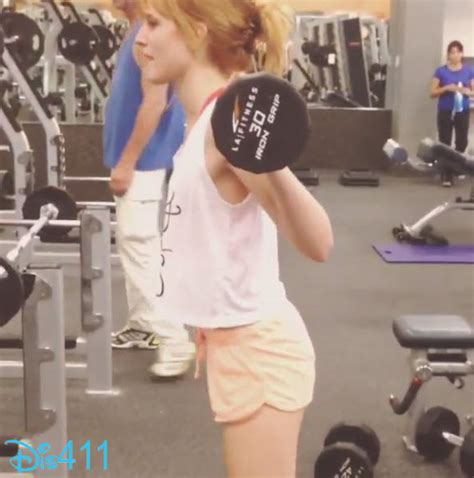 Video Bella Thorne Working Out June 29 2013