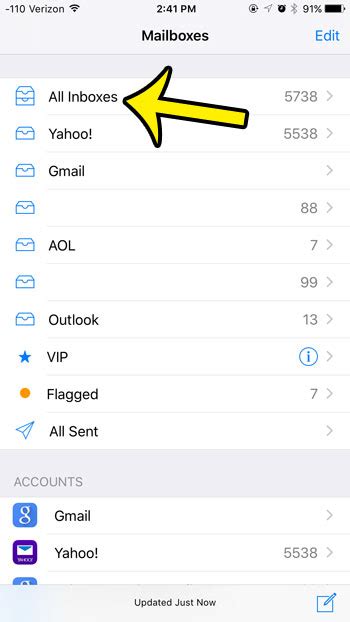 How To Mark All Emails As Read On An Iphone 6 Live2tech