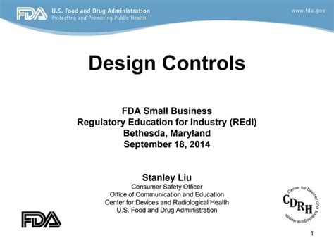 Design Control Fda Requirements Ppt