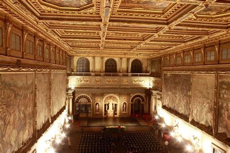Palazzo vecchio has been the symbol of the civic power of florence for over seven centuries. Palazzo Vecchio, Florence, Italy - Interior from One of ...
