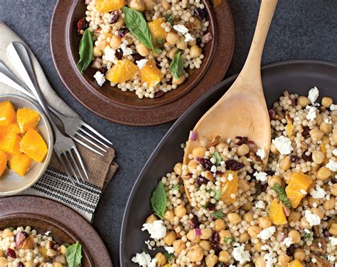 3 cups cooked sorghum (or mix brown rice, sorghum & red quinoa) wheat tolerant folks can substitute israeli couscous, if desired. Cran-Orange Couscous Salad | Recipe | Couscous salad ...