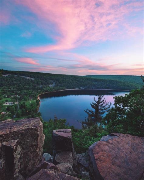 Memorial Day Sunset At Devils Lake State Park Baraboo Wi 3276x4096