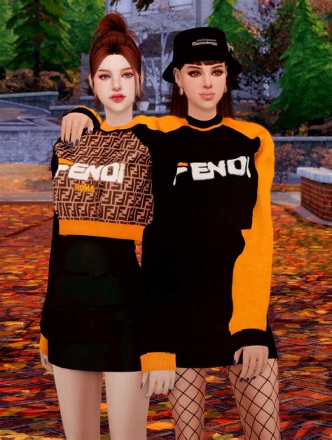 Short Sweatshirt And Tight Dress At Rimings Sims 4 Updates