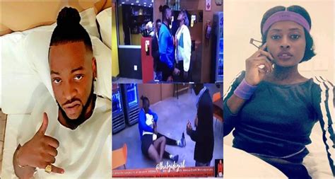 Bbnaija Teddy A Forcefully Touches Alexs Boobs After She Grabbed His