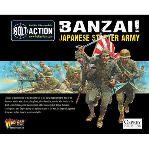 Buy Bolt Action Banzai 1000pt Imperial Japanese Army Starter Army