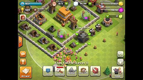 Clash Of Clans Best Town Hall Level 4 Youtube