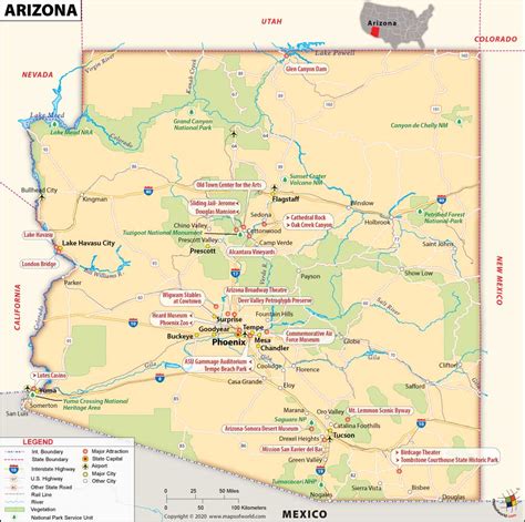 Map Of Arizona