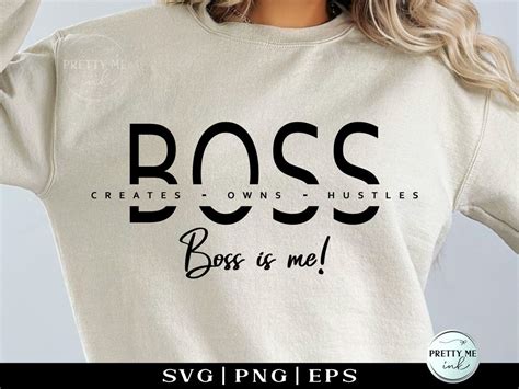 Boss Is Me Svg Png Entrepreneur Svg Creates Owns Hustles Svg For
