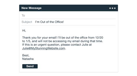 7 Best Out of Office Message Examples You Can Use