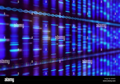 Dna Sequencing Illustration Stock Photo Alamy