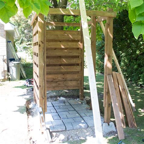 Diy Outdoor Shower Enclosure Plans With Video Sustain