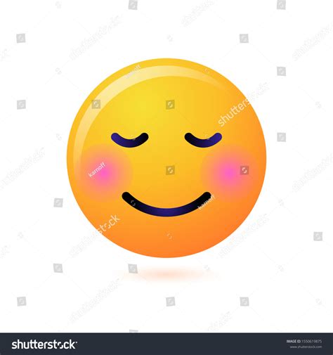 Vektor Stok Happy Emoticon Emoji Face Emoticon Smile Tanpa Royalti The Best Porn Website