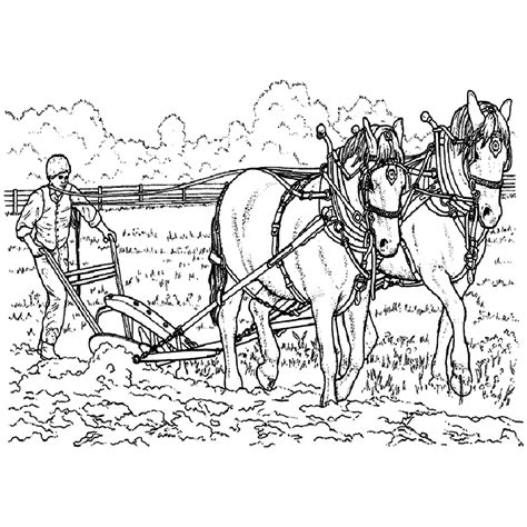 Op de boerderij kleurplaten Kleurplatenpagina.nl boordevol coole