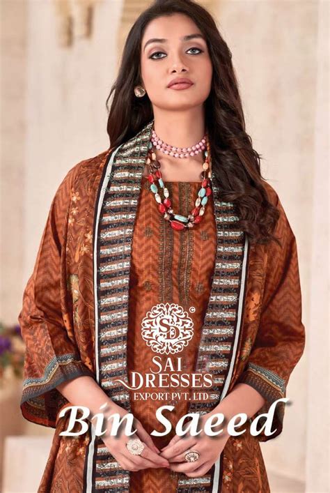 Sai Dresses Present Bin Saeed Catalog