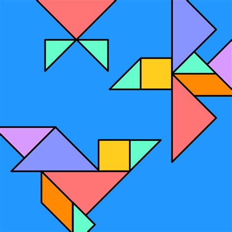 Tangrams Puzzle Game Free Template Figjam