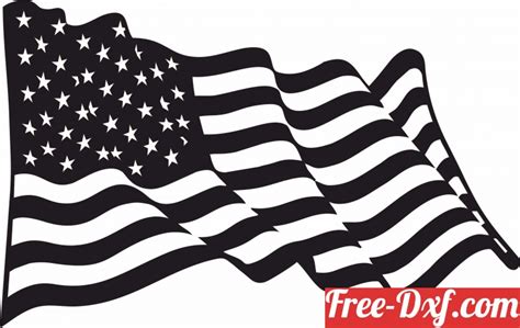 Download Waving American Flag Vector Art Su3fa High Quality Free